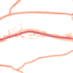 Daytime road noise heatmap for BD13 3GH