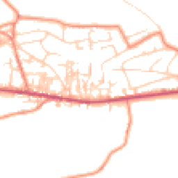 Daytime road noise heatmap for BD13 3HP