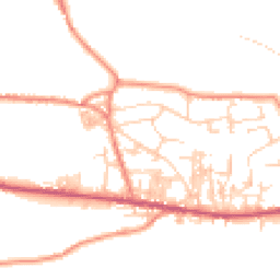 Daytime road noise heatmap for BD13 3JB