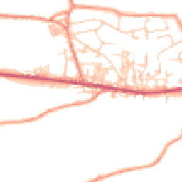 Daytime road noise heatmap for BD13 3JR