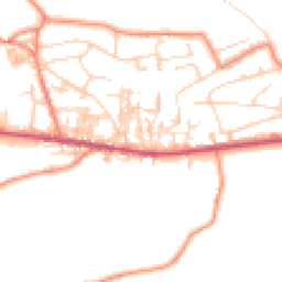 Daytime road noise heatmap for BD13 3LH