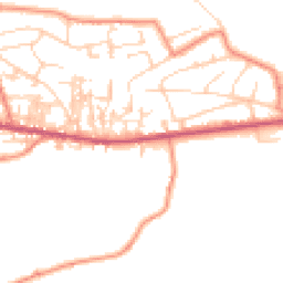 Daytime road noise heatmap for BD13 3LN