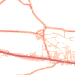 Daytime road noise heatmap for BD13 3NX