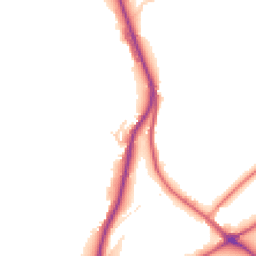 Daytime road noise heatmap for BD13 4EQ