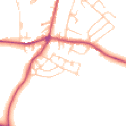 Daytime road noise heatmap for BD13 5FJ