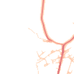 Daytime road noise heatmap for BD13 5HX