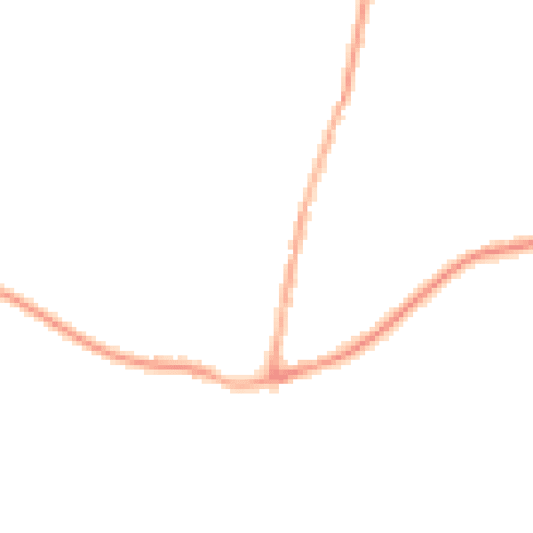 Night-time road noise heatmap for BD15 9LT