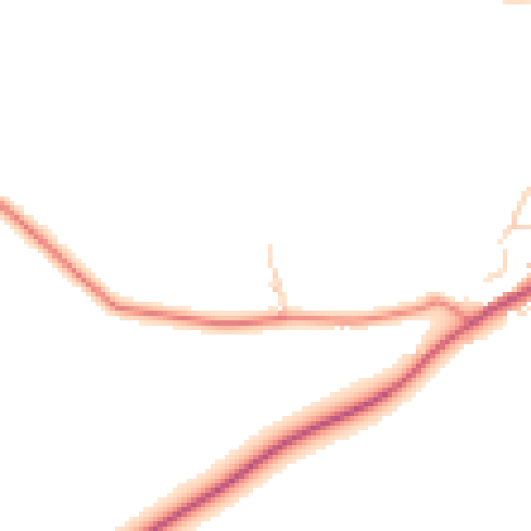 Daytime road noise heatmap for BD16 1DH