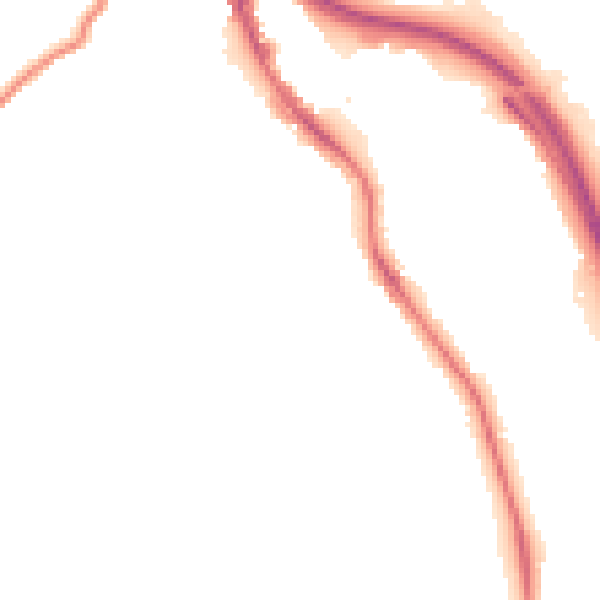 Night-time road noise heatmap for BD16 1EY