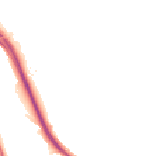 Night-time road noise heatmap for BD16 4RL