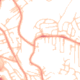 Daytime road noise heatmap for BD18 1AA