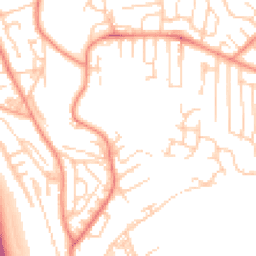 Daytime road noise heatmap for BD18 1BL