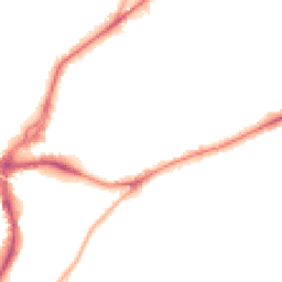 Night-time road noise heatmap for BD18 1BW