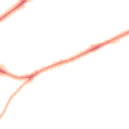 Night-time road noise heatmap for BD18 1DA