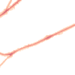 Night-time road noise heatmap for BD18 1DD