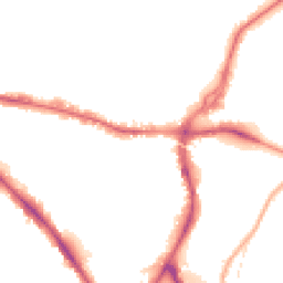 Night-time road noise heatmap for BD18 3QX