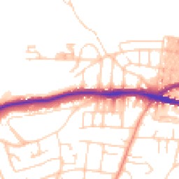 Daytime road noise heatmap for BD18 4BJ