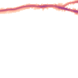 Night-time road noise heatmap for BD18 4JX