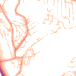 Daytime road noise heatmap for BD2 1BH