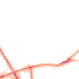 Night-time road noise heatmap for BD2 1EG