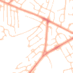 Daytime road noise heatmap for BD2 1QE