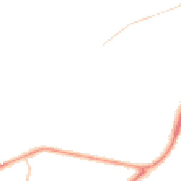 Night-time road noise heatmap for BD2 2HN