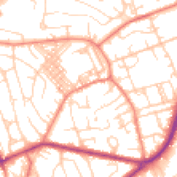 Daytime road noise heatmap for BD2 2JG