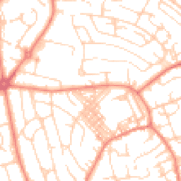 Daytime road noise heatmap for BD2 2LB