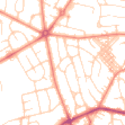Daytime road noise heatmap for BD2 2NQ