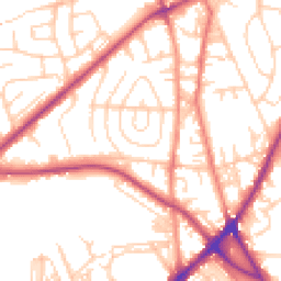 Daytime road noise heatmap for BD2 4JA