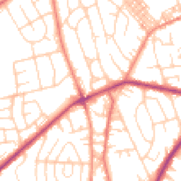 Daytime road noise heatmap for BD2 4SP