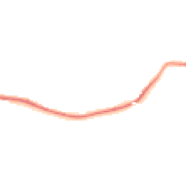 Night-time road noise heatmap for BD22 0DE