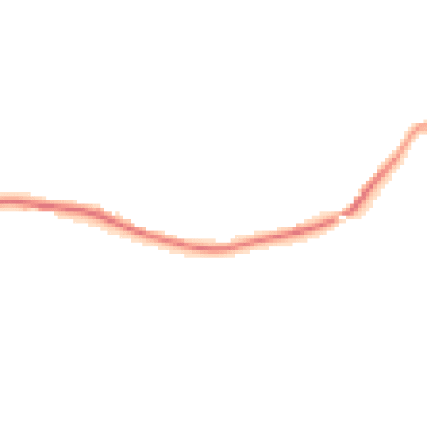 Night-time road noise heatmap for BD22 0DH