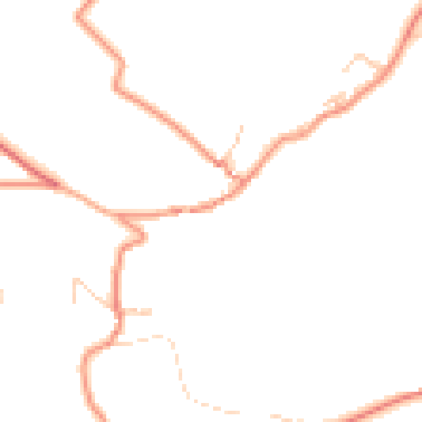 Daytime road noise heatmap for BD22 0PH
