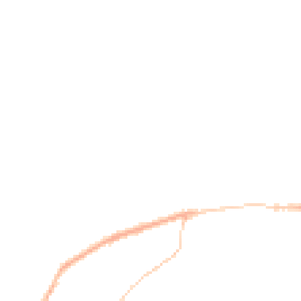 Night-time road noise heatmap for BD22 0TA