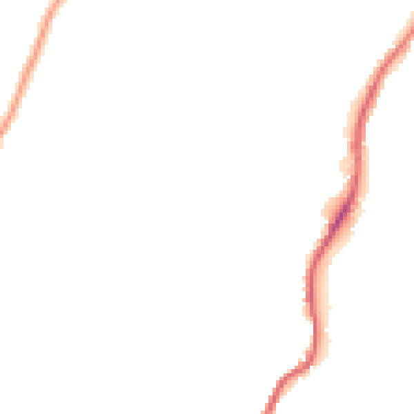 Night-time road noise heatmap for BD22 7EQ