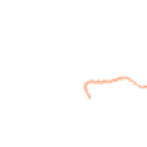 Night-time road noise heatmap for BD22 7SL
