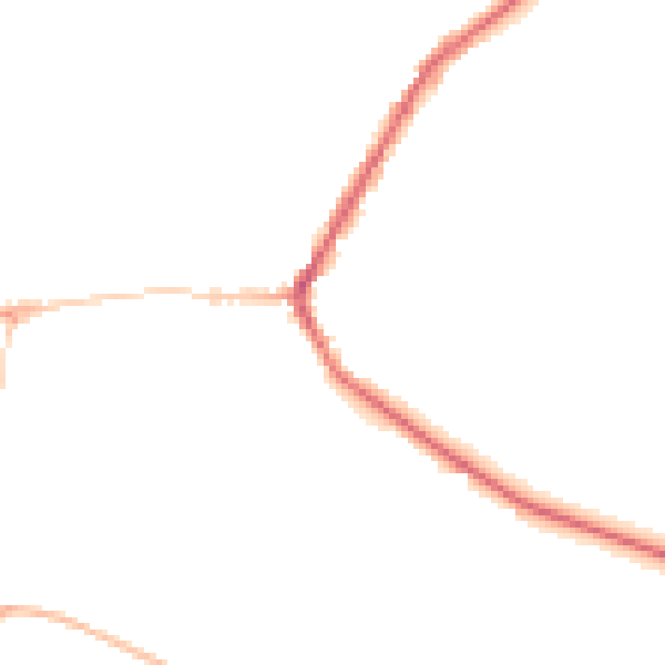 Night-time road noise heatmap for BD22 9BY