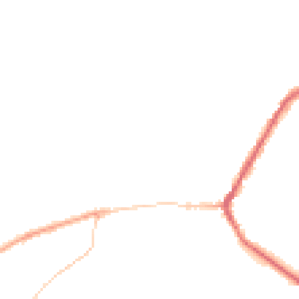 Night-time road noise heatmap for BD22 9HA