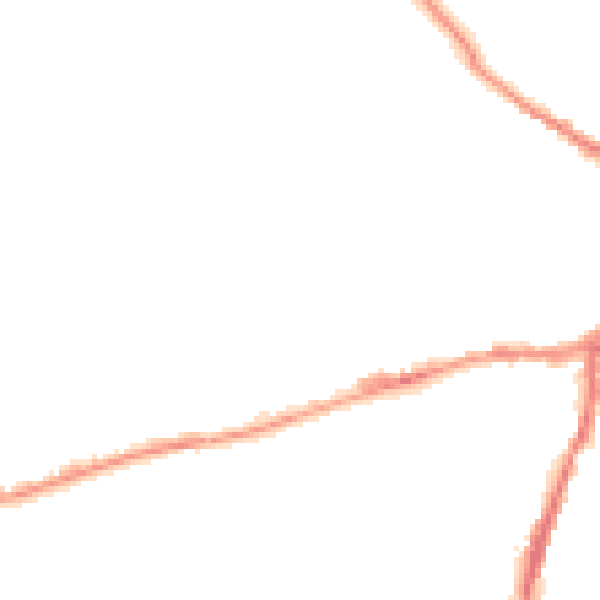 Night-time road noise heatmap for BD23 1DP