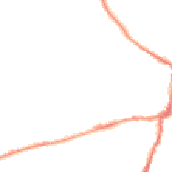 Night-time road noise heatmap for BD23 1QQ