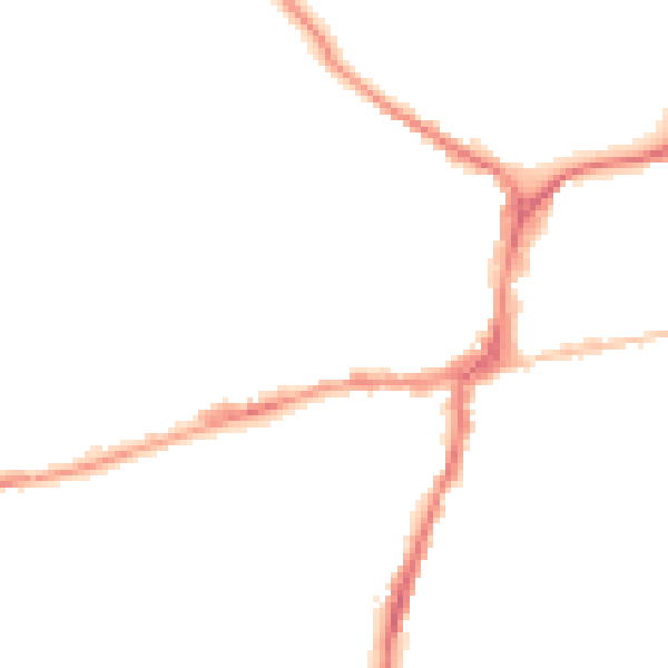 Night-time road noise heatmap for BD23 1RJ