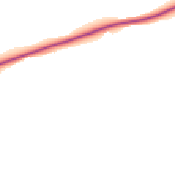 Night-time road noise heatmap for BD23 3AE
