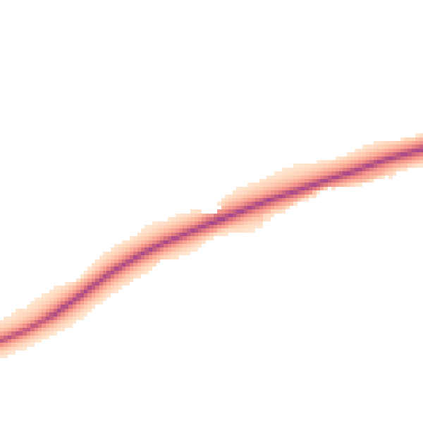 Night-time road noise heatmap for BD23 3AL