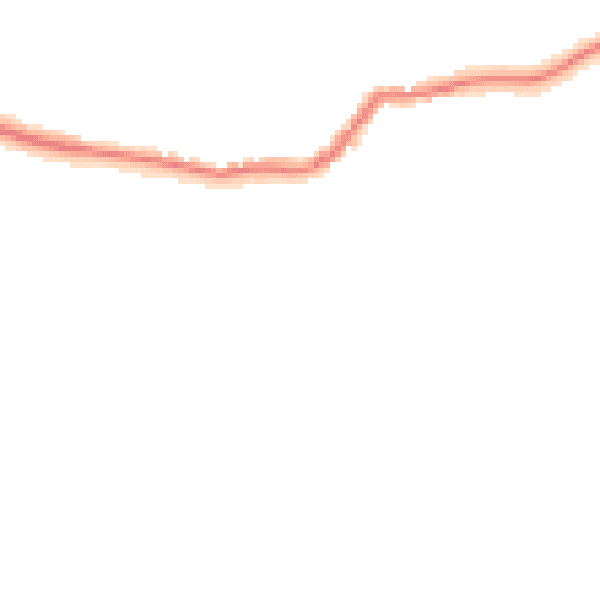 Night-time road noise heatmap for BD23 3NE