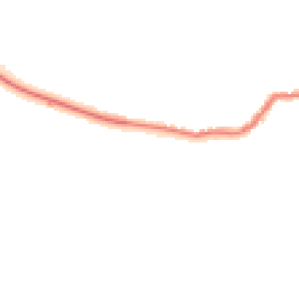 Night-time road noise heatmap for BD23 3NP