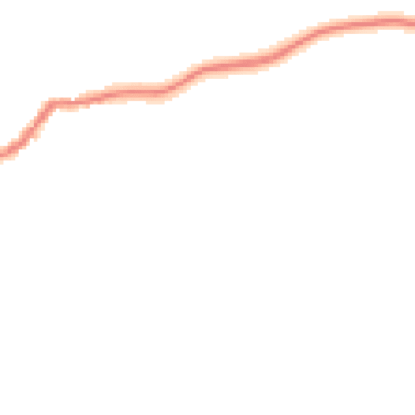 Night-time road noise heatmap for BD23 3RU