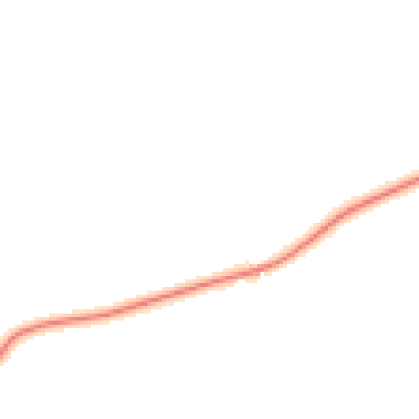Night-time road noise heatmap for BD23 3UG