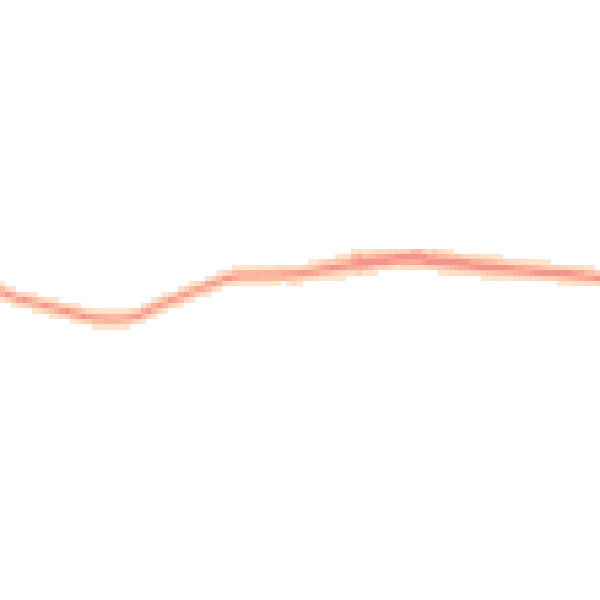 Night-time road noise heatmap for BD23 5DD