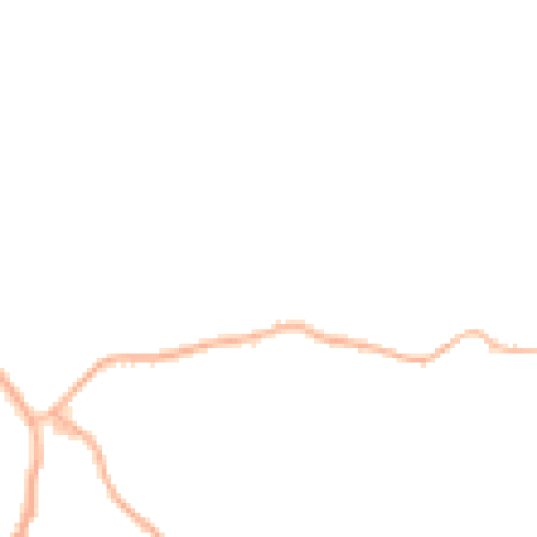 Night-time road noise heatmap for BD23 5EN